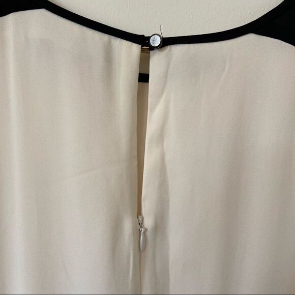 ANN TAYLOR LOFT Black and Cream Sleeveless Sheath Dress Size 10 New With Tags! - Picture 6 of 8